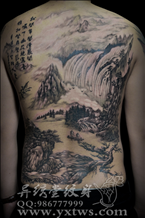 国画纹身