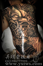 大龙纹身