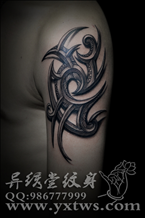 立体图腾纹身