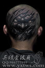 鬼头纹身