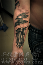 机械手臂纹身
