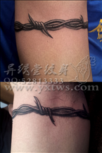 铁丝臂圈纹身完成时间1小时