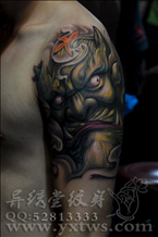 魔鬼头恶魔纹身