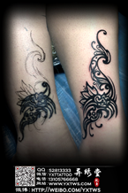 美女小腿遮盖纹身