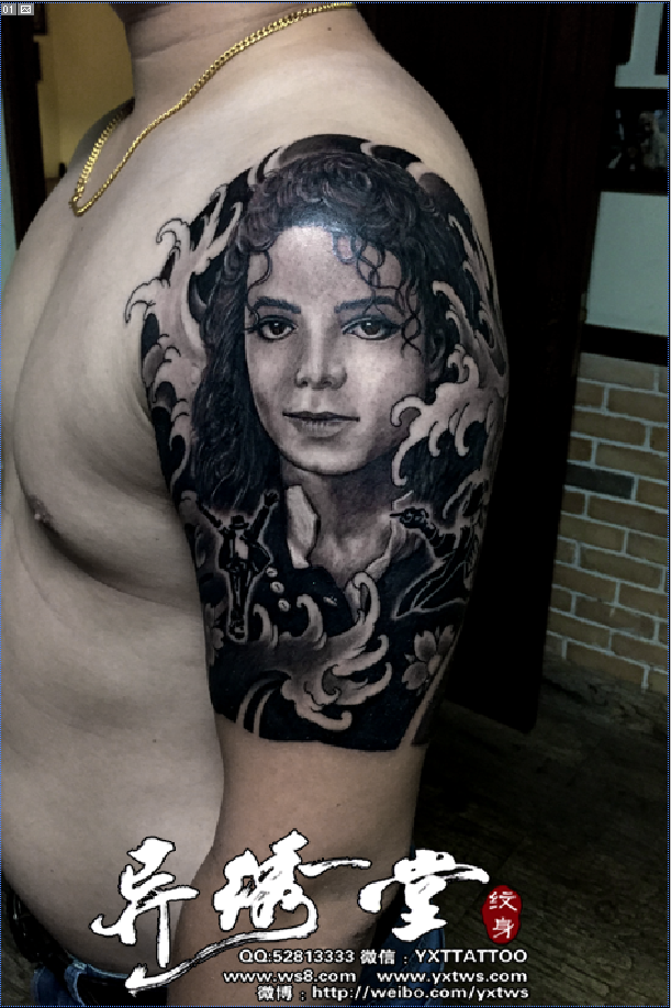 迈克尔杰克逊纹身