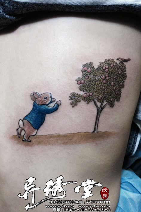 兔子纹身