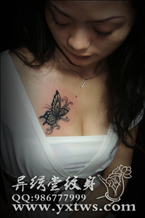 蝴蝶纹身