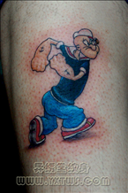 大力水手纹身
