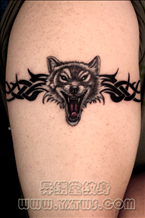 狼头纹身