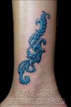 彩色图腾纹身