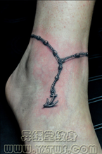 脚链纹身