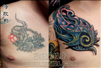 欧美彩色3D纹身